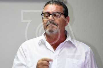 Debate entre los dos candidatos de primarias del PSOE de Telde (Foto Antonio Alí)